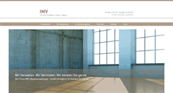 Desktop Screenshot of imv-objektverwaltung.de